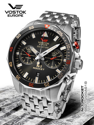 Vostok Europe Rocket N1 Chronograph 6S21-225A618B