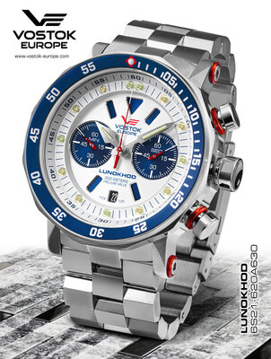 Vostok Europe Lunokhod 2 Grand Chrono 6S21-620A630B