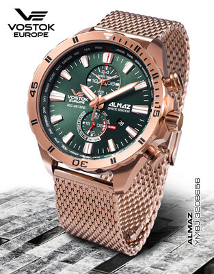 Vostok Europe Almaz Multifunction YM8J-​320B656B