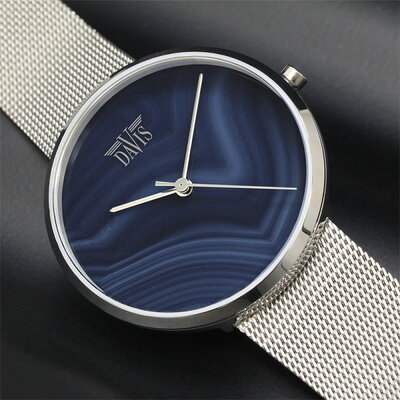 Davis 2334 Blue Agaath Horloge