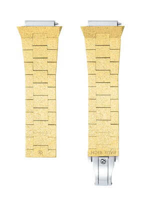 Paul Rich Frosted Steel Watchband 45 mm - Gold 22 mm