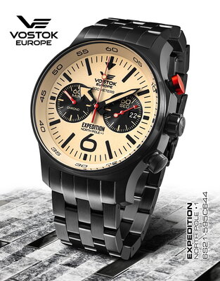Vostok Europe Expedition North Pole 1 Chronograph 6S21-595C644B