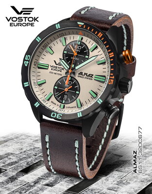 Vostok Europe Almaz Chronograph 6S11-320C677
