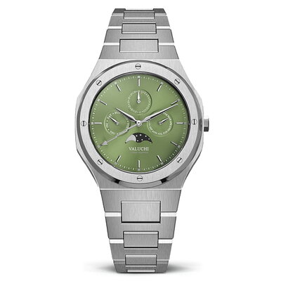 Valuchi Lunar Calendar Silver Green