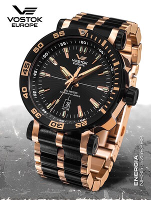 Vostok Europe Energia Rocket Steel Automatic NH35A-575E282B