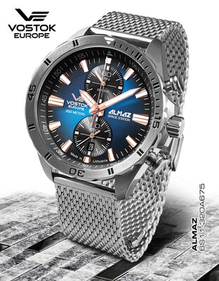 Vostok Europe Almaz Chronograph 6S11-320A675B