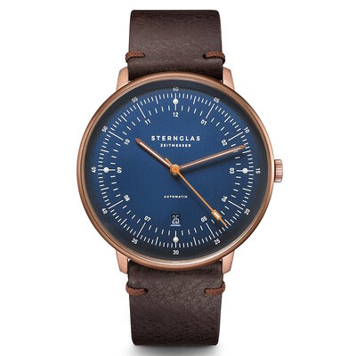 Sternglas Hamburg Dark Blue Bronze Automatic S02-HH27-VI17