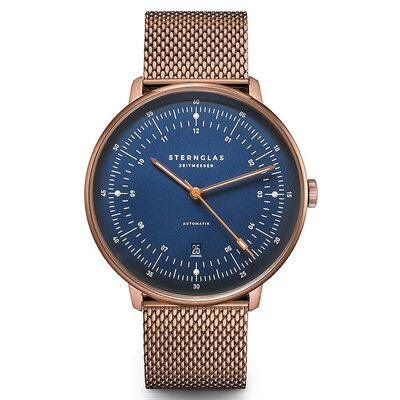 Sternglas Hamburg Dark Blue Bronze Automatic S02-HH27-MI11