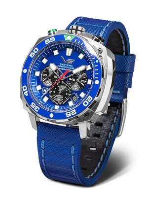 Vostok Europe Systema Periodicum Hydrogen Chronograph VK67-​650A720