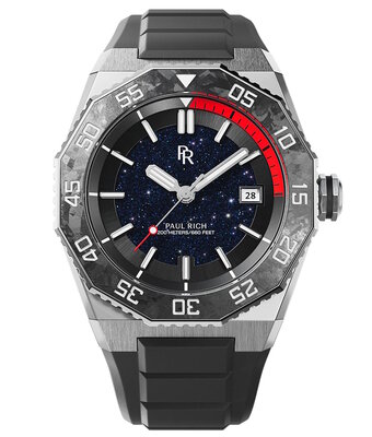 Paul Rich Aquacarbon Pro Midnight Silver Aventurine Automatic