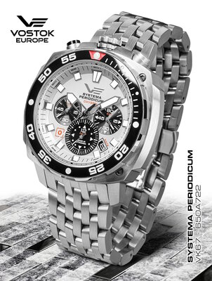 Vostok Europe Systema Periodicum Oxygen Chronograph VK67-650A722B