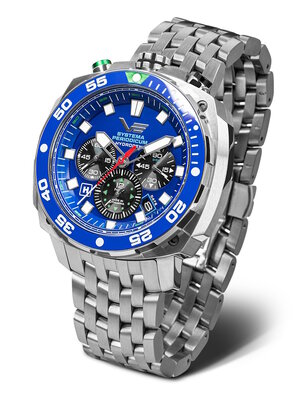 Vostok Europe Systema Periodicum Hydrogen Chronograph VK67-​650A720B