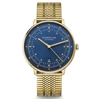 Sternglas Hamburg Marine Dark Blue Gold Limited Edition S01-HHM07-ME09