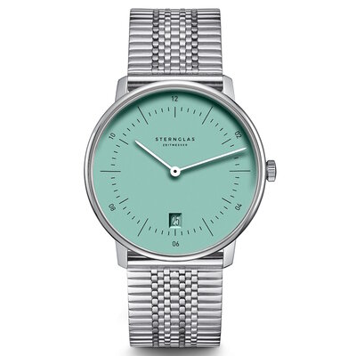 Sternglas Naos Turquoise Steel Superslim S01-NA37-ME08