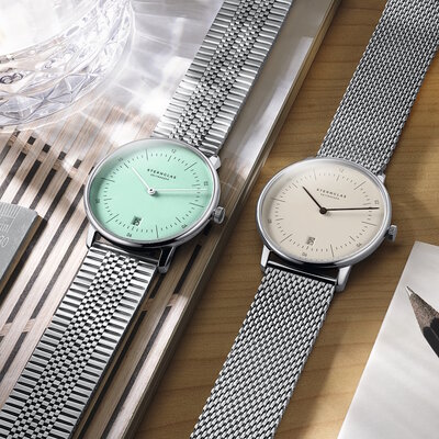 Sternglas Naos Turquoise Steel Superslim S01-NA37-ME08