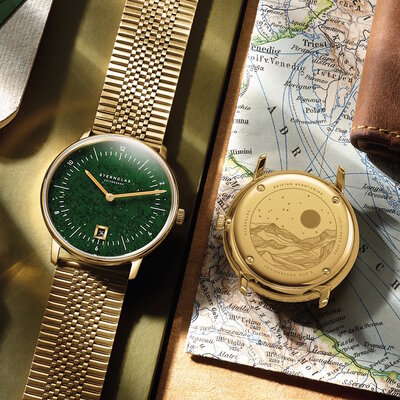 Sternglas Naos Edition Aventurine Dark Green S01-NAN41-ME09