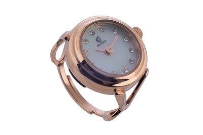 De Caron Ring Horloge Rosegoud 1753-R2