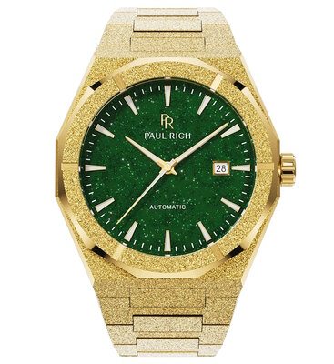 Paul Rich Frosted Star Dust II Gold Green Automatic
