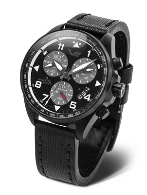 Vostok Europe Space Race Chronograph Black Edition 6S30-325C744