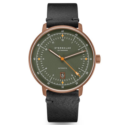 Sternglas Hamburg Pro Automatic Dark Green Bronze S02-HP35-VI19