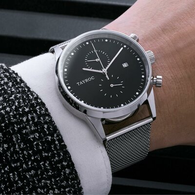 Tayroc TXM088 Silver Meshband