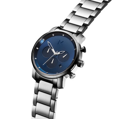 MVMT Chrono Navy Silver 40mm D-MC02-SBLU
