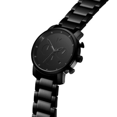 MVMT Chrono Black Link 40mm D-MC02-BB