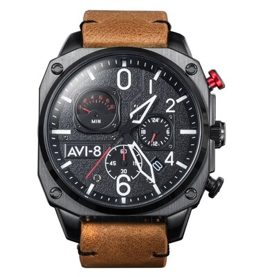AVI-8 Hawker Hunter AV-4052-02 Retrograde Charcoal Ember Brown