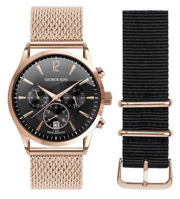 George Kini Classic GK.12.3.2R.22 Chronograaf