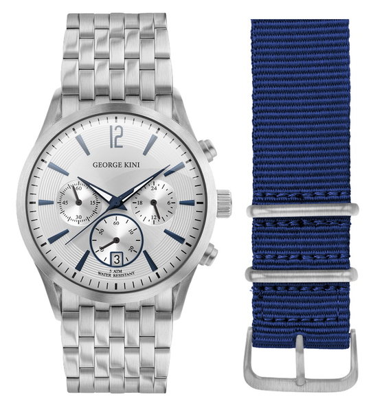 George Kini Infinity GK.41.7.1S.1BU.5.S.0 Chronograaf George Kini Infinity GK.41.7.1S.1BU.5.S.0 Chronograaf