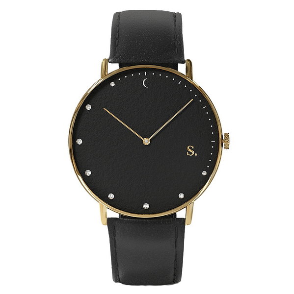 Sandell Bright Night - Black Leather Sandell Bright Night - Black Leather