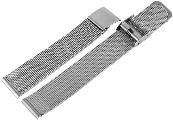 Horlogeband Mesh Zilver 18mm