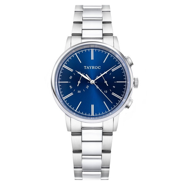 Tayroc Meridian Chrono Blue Steel - 42mm Tayroc Meridian Chrono Blue Steel - 42mm
