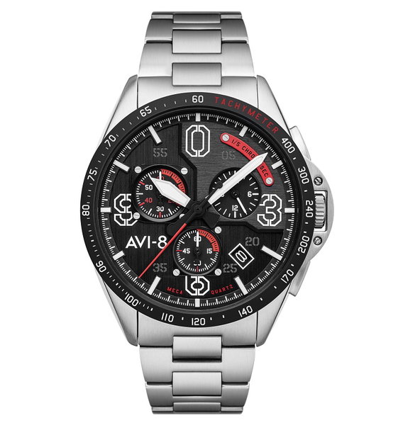 AVI-8 P-51 Mustang Blakeslee AV-4077-11 Chronograph Legion AVI-8 P-51 Mustang Blakeslee AV-4077-11 Chronograph Legion