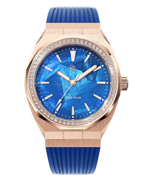 Paul Rich Heart Of The Ocean - Blue Rose Gold Paul Rich Heart Of The Ocean - Blue Rose Gold