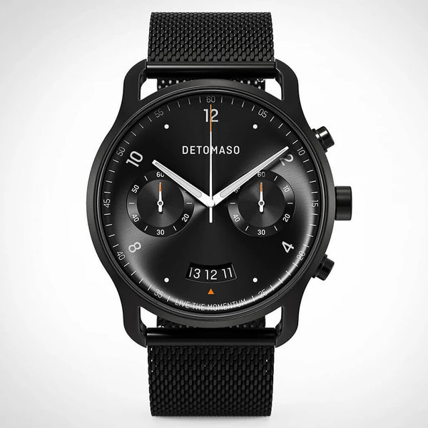Detomaso Sorpasso Chronograph Limited Edition Black Night D02-13-11 Detomaso Sorpasso Chronograph Limited Edition Black Night D02-13-11