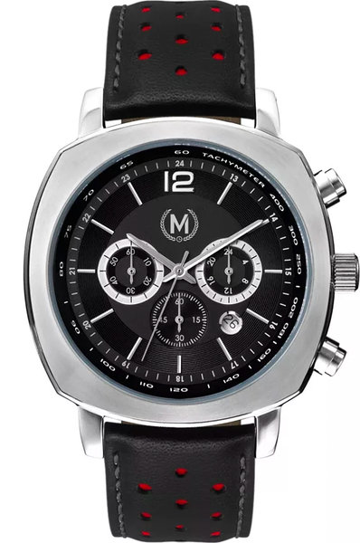 Marchand Grandsport Chronograph Black And Red Strap Marchand Grandsport Chronograph Black And Red Strap