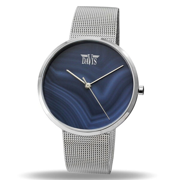 Davis 2334 Blue Agaath Horloge Davis 2334 Blue Agaath Horloge