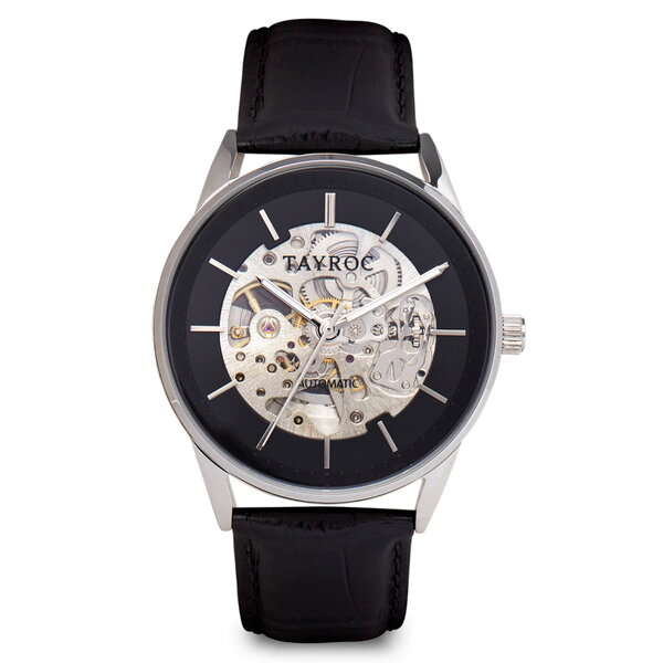 Tayroc Belton Silver Black Leather Tayroc Belton Silver Black Leather