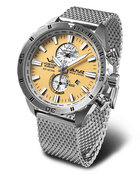Vostok Europe Almaz Multifunction YM8J-​320A655B Vostok Europe Almaz Multifunction YM8J-​320A655B