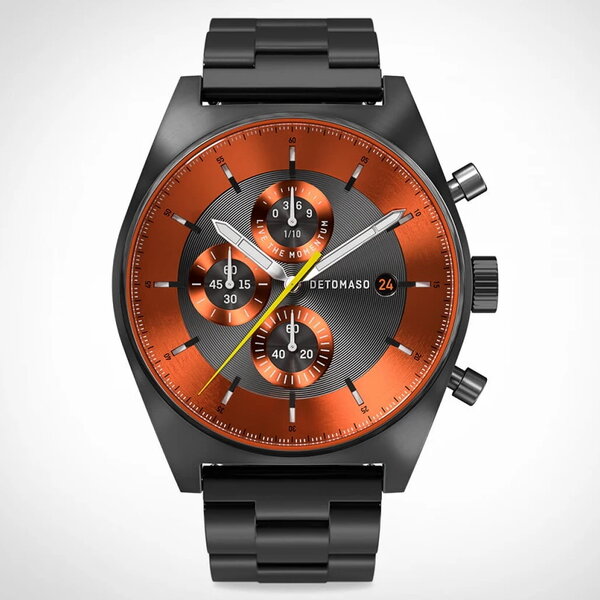Detomaso D10 Chronograph Gray Orange D10-14-32 Detomaso D10 Chronograph Gray Orange D10-14-32