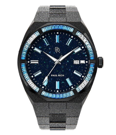 Paul Rich Frosted Star Dust Arctic Crystal Black Limited Edition Automatic Paul Rich Frosted Star Dust Arctic Crystal Black Limited Edition Automatic