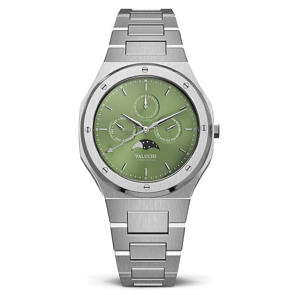 Valuchi Lunar Calendar Silver Green