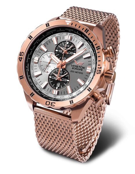 Vostok Europe Almaz Multifunction YM26-​320B653B Vostok Europe Almaz Multifunction YM26-​320B653B