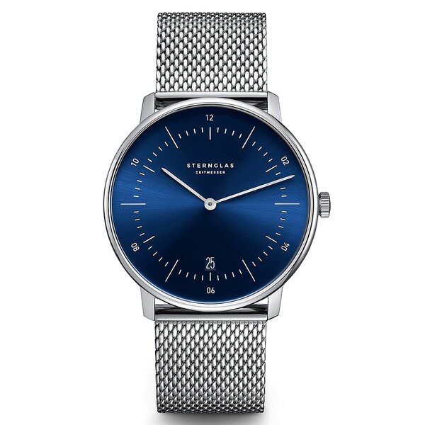 Sternglas Naos Blue Silver Mesh S01-NA06-MI04 Sternglas Naos Blue Silver Mesh S01-NA06-MI04