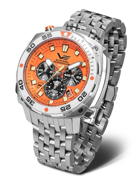 Vostok Europe Systema Periodicum Neon Chronograph VK67-650A723B Vostok Europe Systema Periodicum Neon Chronograph VK67-650A723B