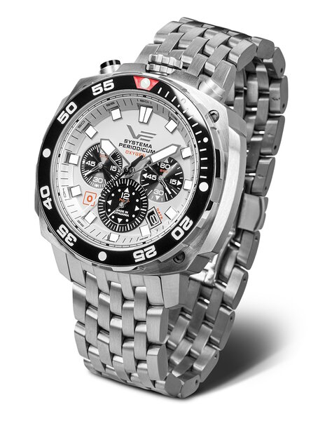 Vostok Europe Systema Periodicum Oxygen Chronograph VK67-650A722B Vostok Europe Systema Periodicum Oxygen Chronograph VK67-650A722B