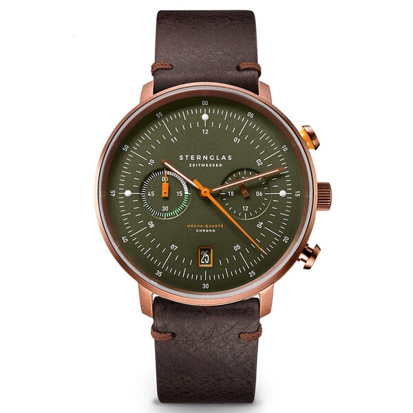 Sternglas Hamburg Chrono Dark Green Bronze S01-HC35-VI17 Sternglas Hamburg Chrono Dark Green Bronze S01-HC35-VI17