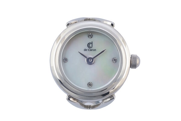 De Caron Ring Horloge Zilver 1753-S3