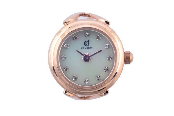 De Caron Ring Horloge Rosegoud 1753-R2